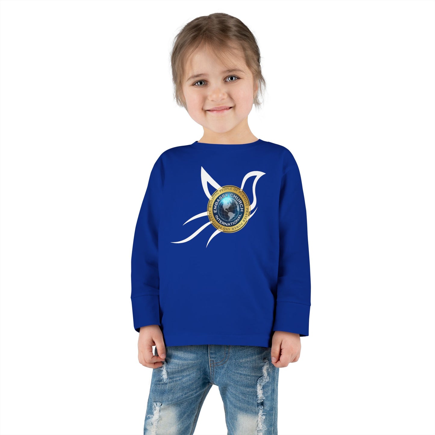 Embassy Church International Dove Toddler Long Sleeve Tee