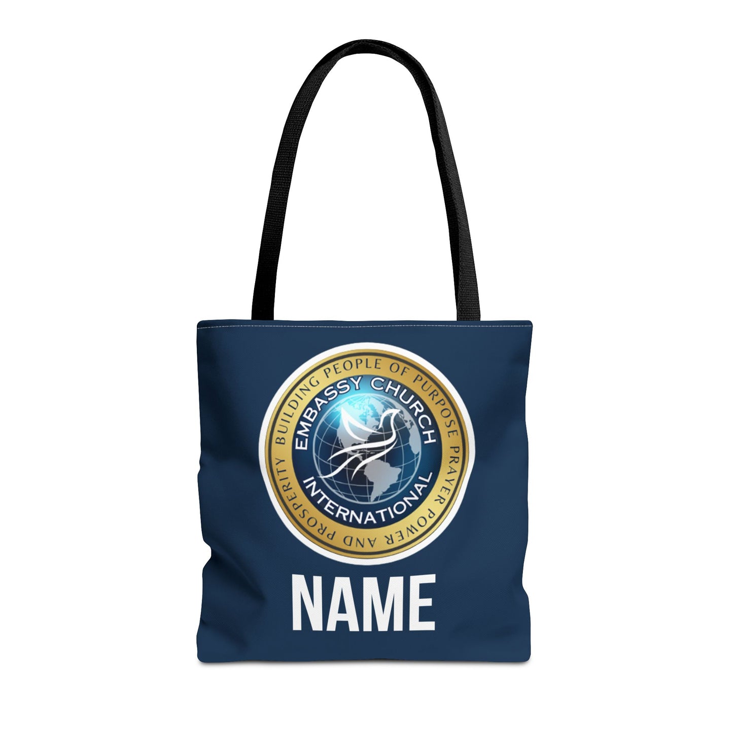 Personalized Embassy Church International Tote Bag