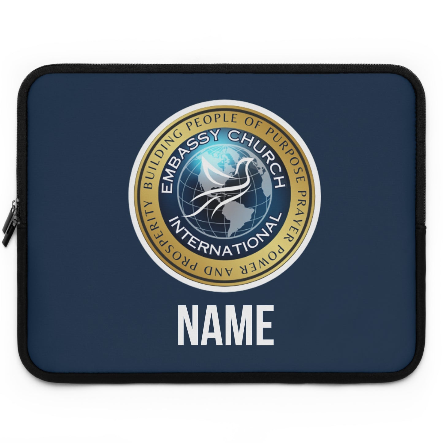 Personalized Embassy Church International Laptop Sleeve