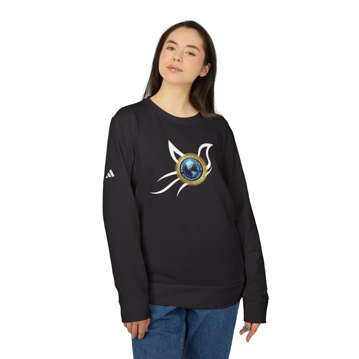 Embassy Church International Dove adidas Unisex Fleece Crewneck Sweatshirt