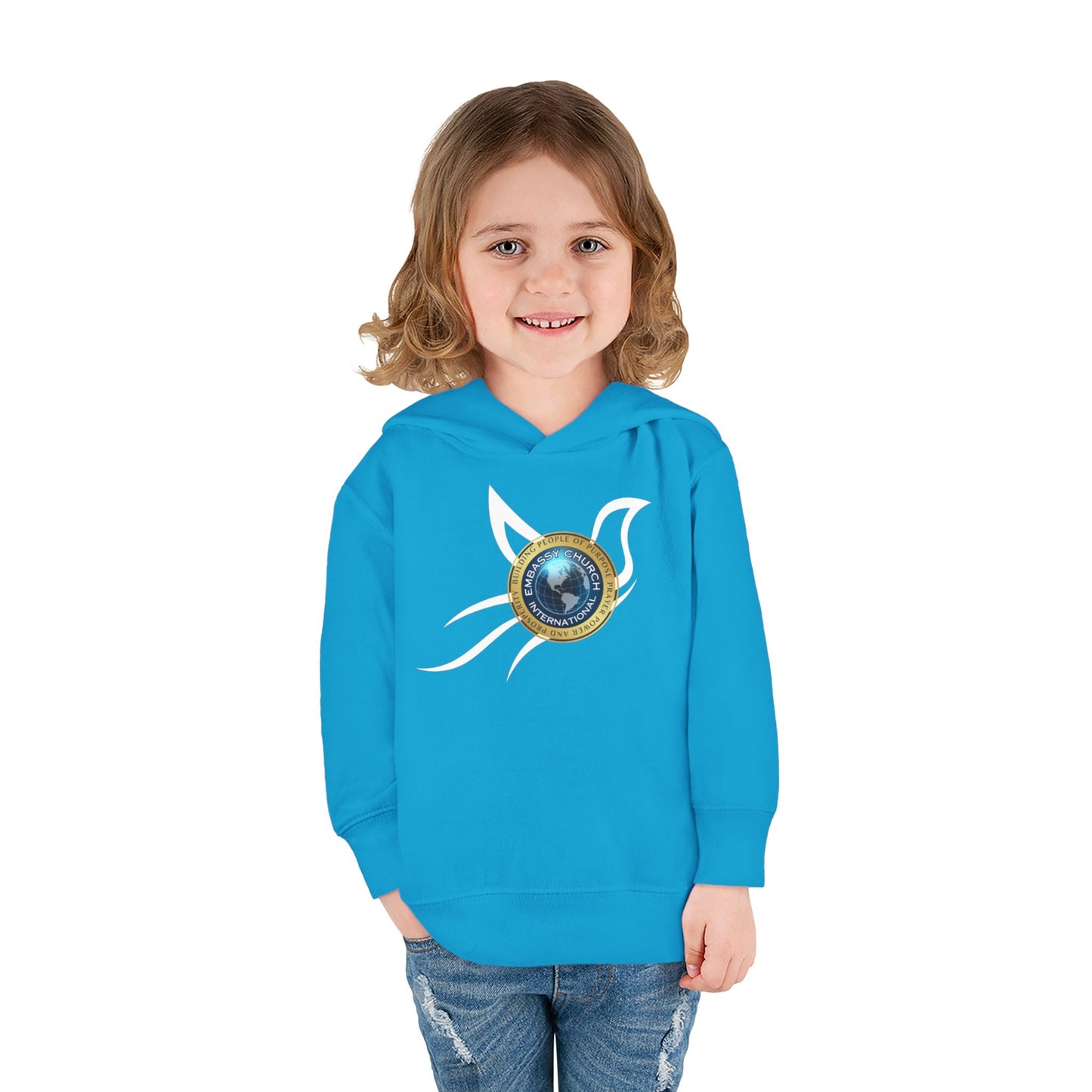 Embassy Church International Dove Toddler Pullover Fleece Hoodie