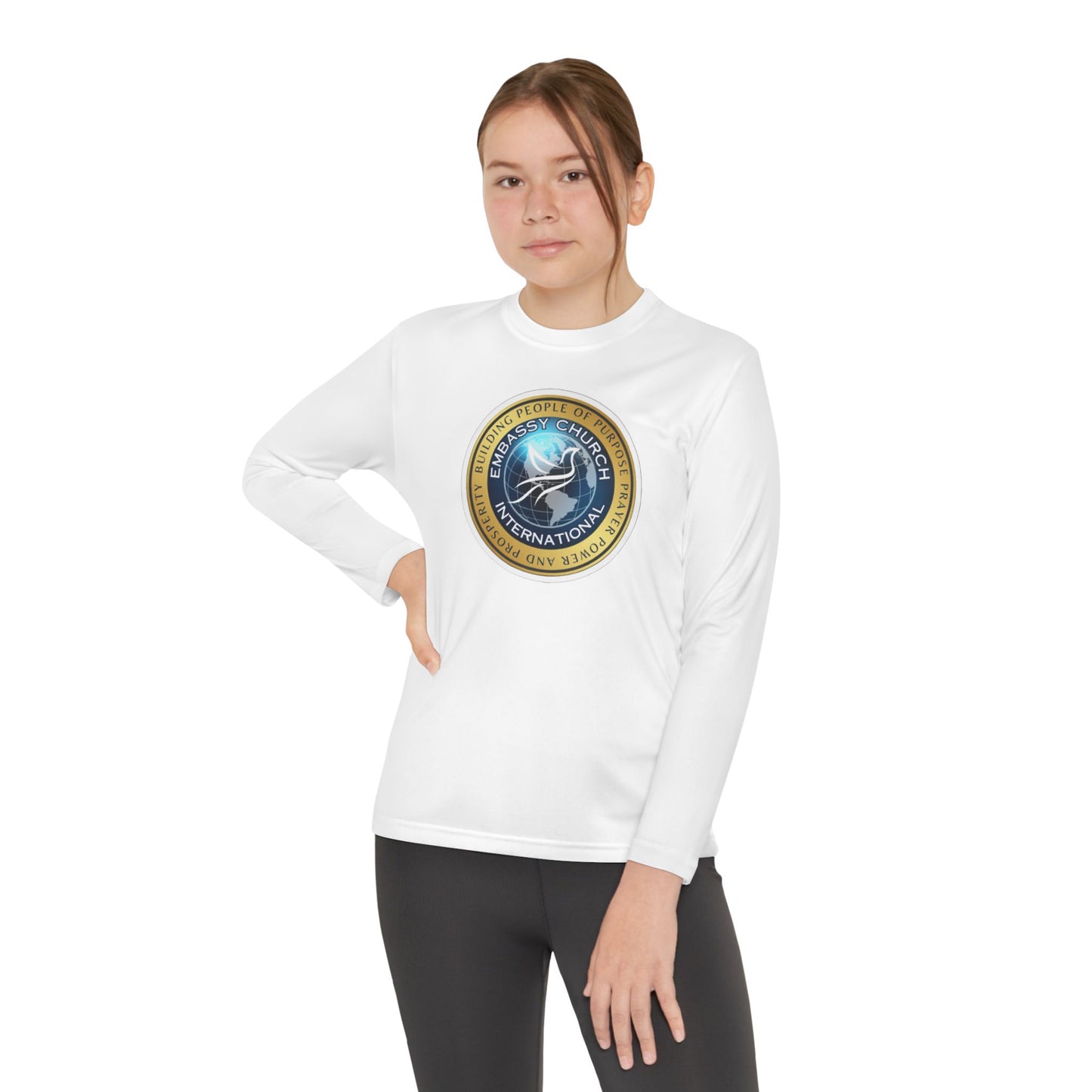 Embassy Church International Youth Long Sleeve Competitor Tee