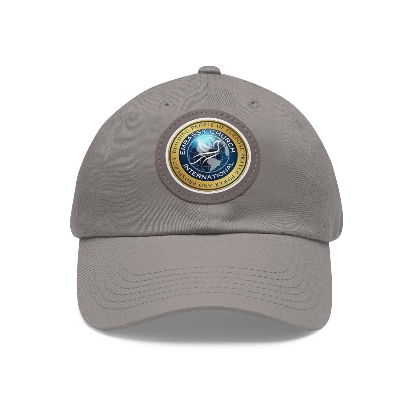 Embassy Church InternationalHat with Leather Patch (Round)