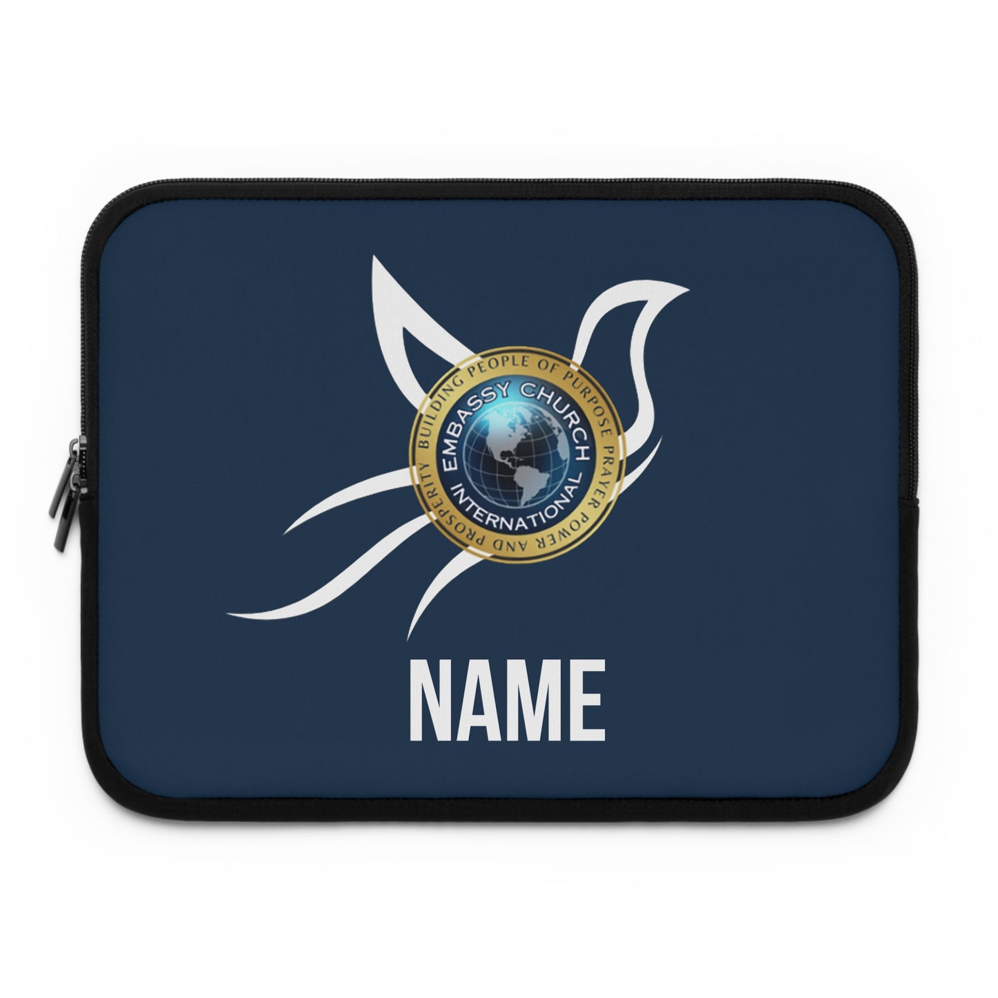 Personalized Embassy Church International Dove Laptop Sleeve