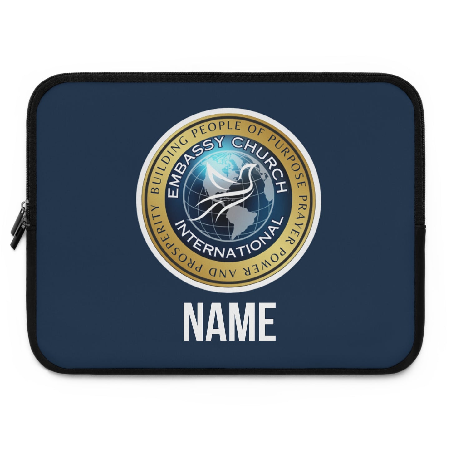 Personalized Embassy Church International Laptop Sleeve