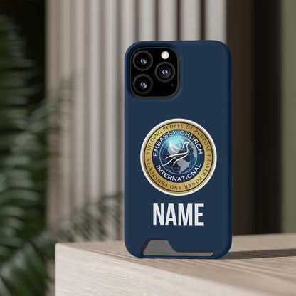 Personalized  Embassy Church International Phone Case With Card Holder