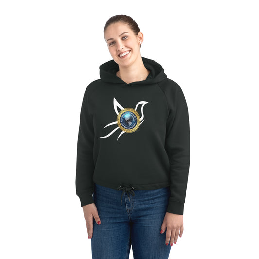 Embassy Church International Dove Women's Bower Cropped Hoodie Sweatshirt