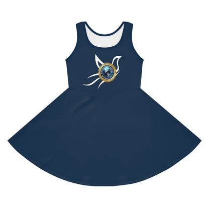 Embassy Church International Dove Girls' Sleeveless Sundress