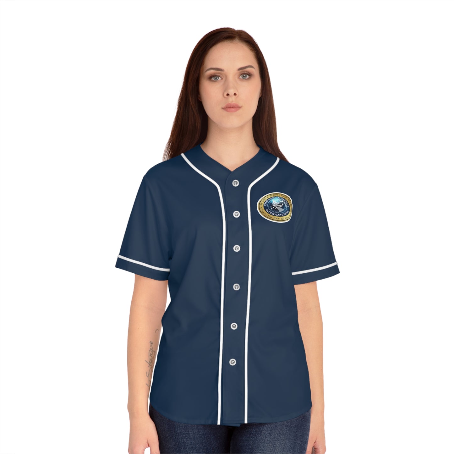 Embassy Church International Women's Baseball Jersey