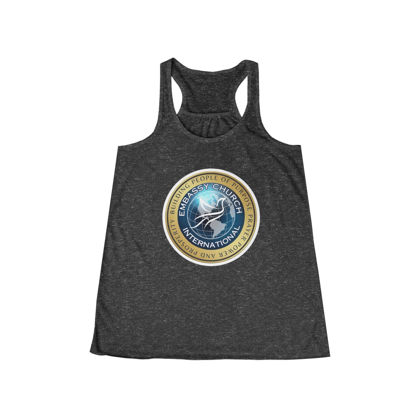 Embassy Church International Women's Flowy Racerback Tank