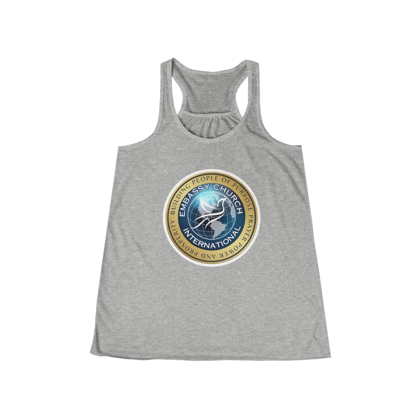 Embassy Church International Women's Flowy Racerback Tank