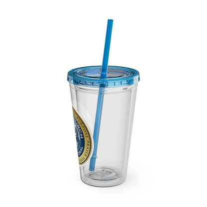 Embassy Church International Sunsplash Tumbler with Straw, 16oz