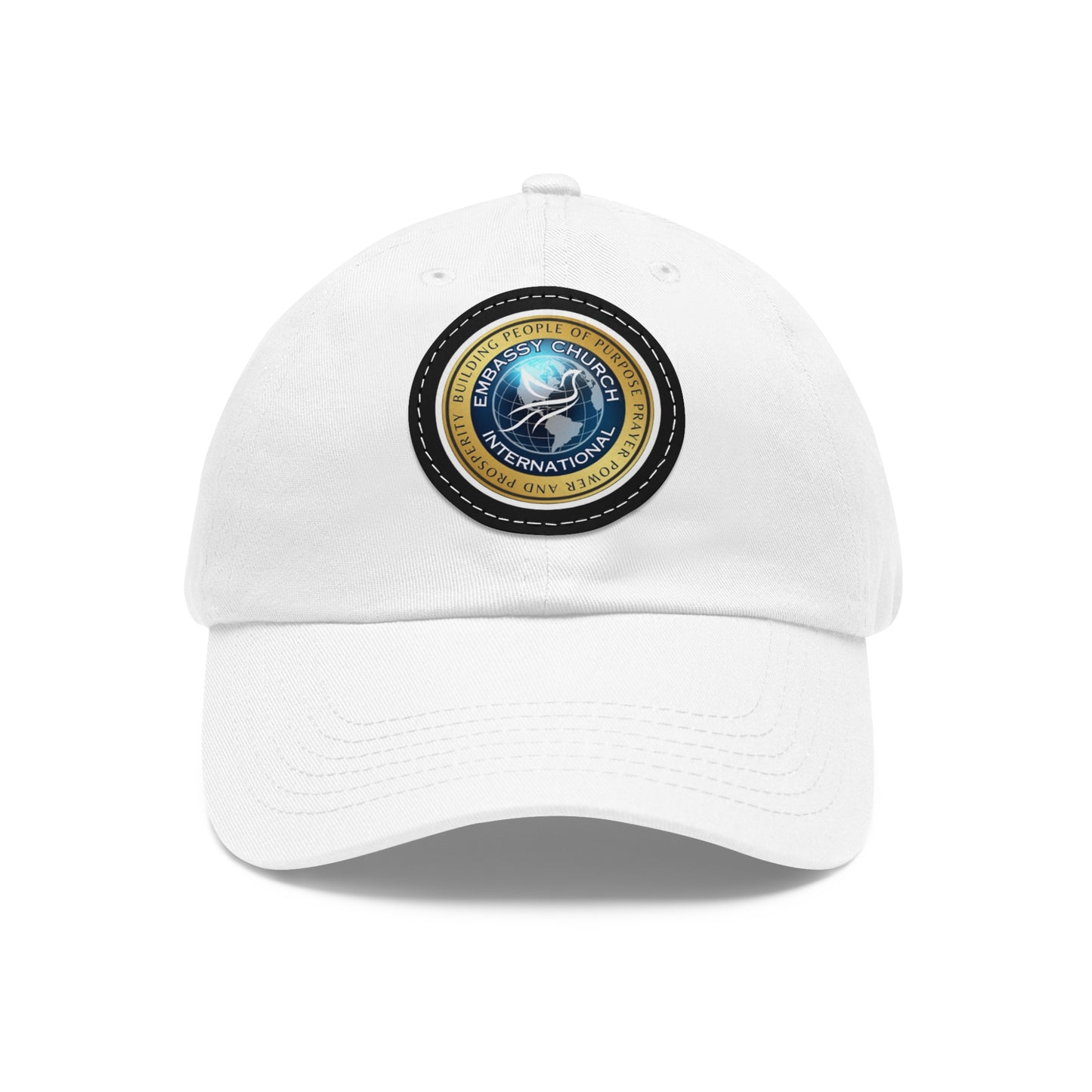 Embassy Church InternationalHat with Leather Patch (Round)