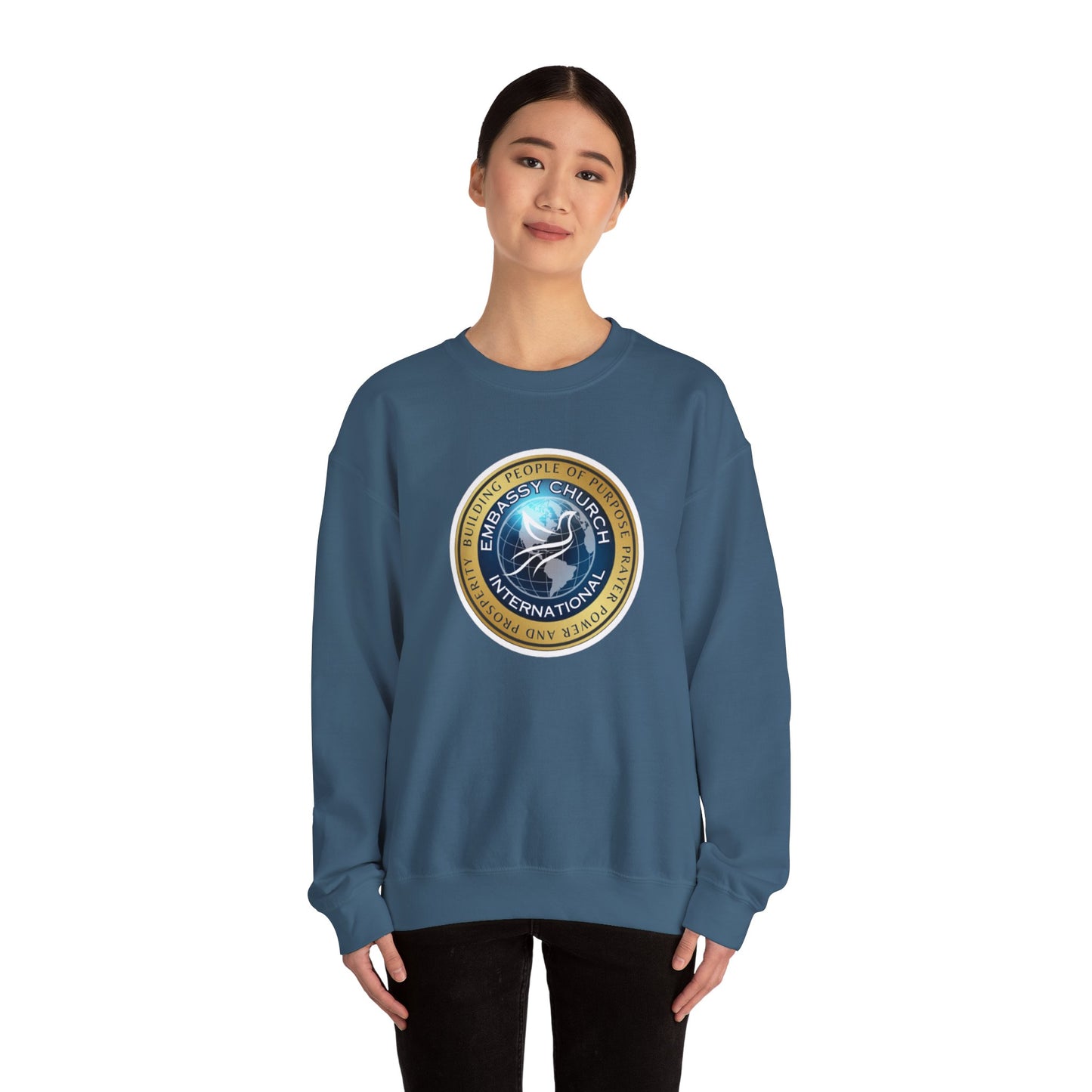 Embassy Church International Unisex Heavy Blend™ Crewneck Sweatshirt