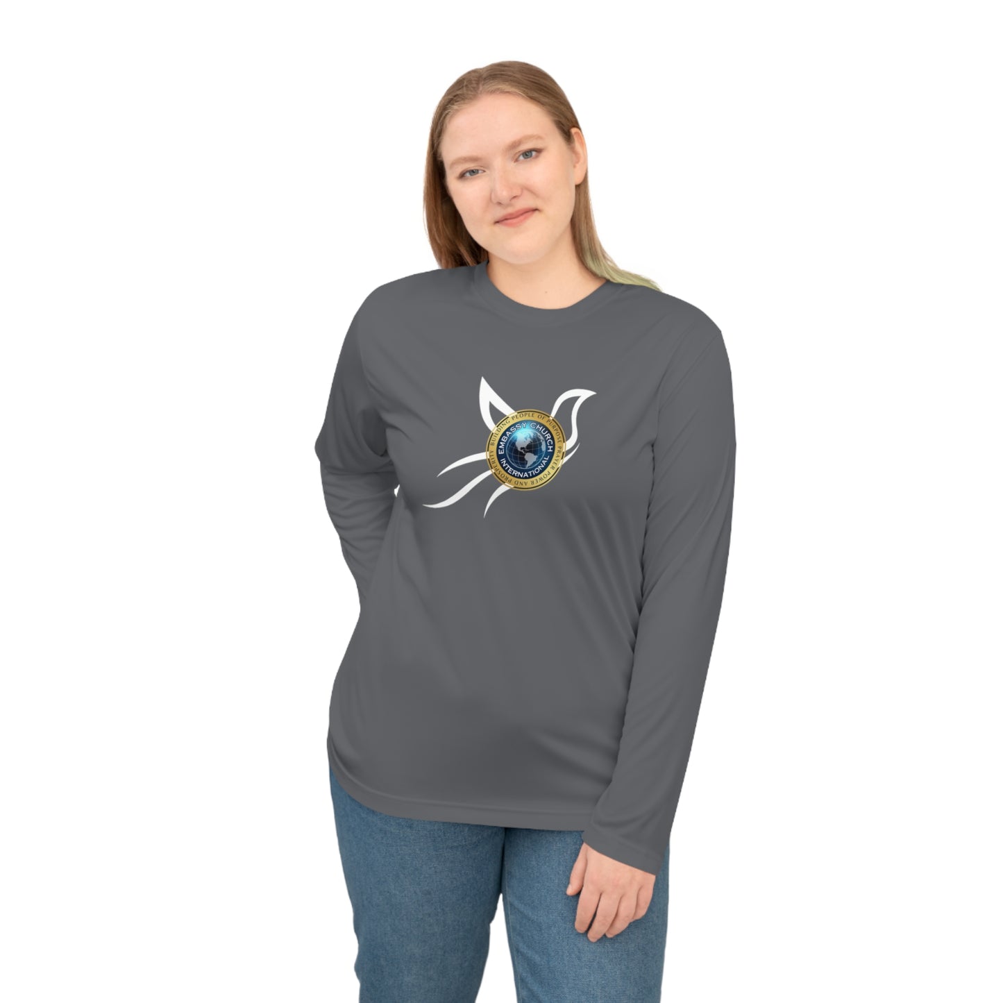 Embassy Church International Dove Unisex Performance Long Sleeve Shirt