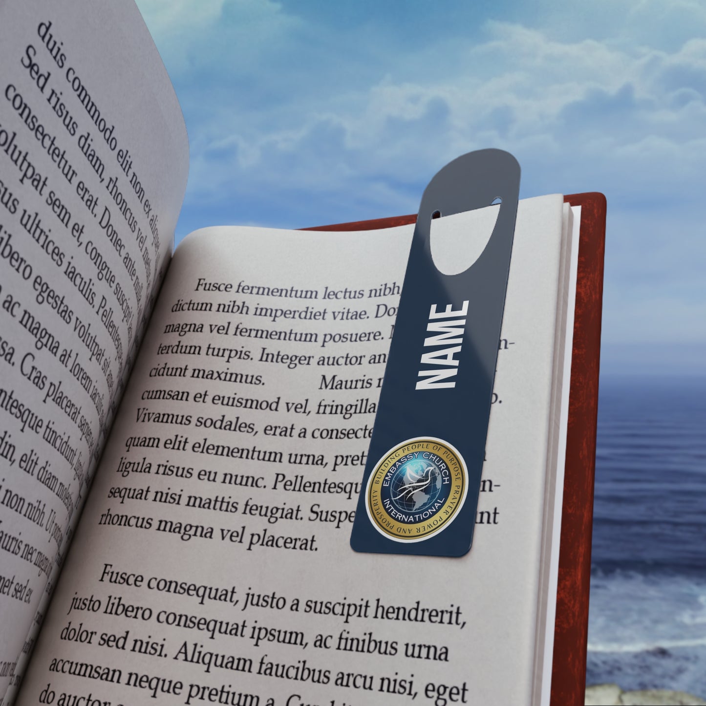 Personalized Embassy Church International Bookmark