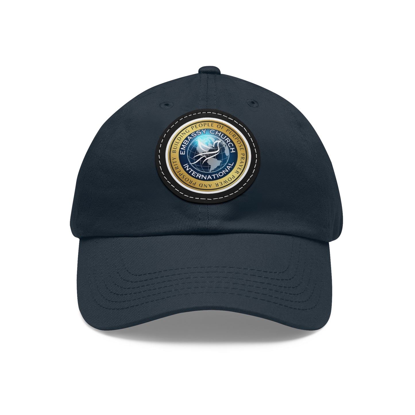 Embassy Church InternationalHat with Leather Patch (Round)