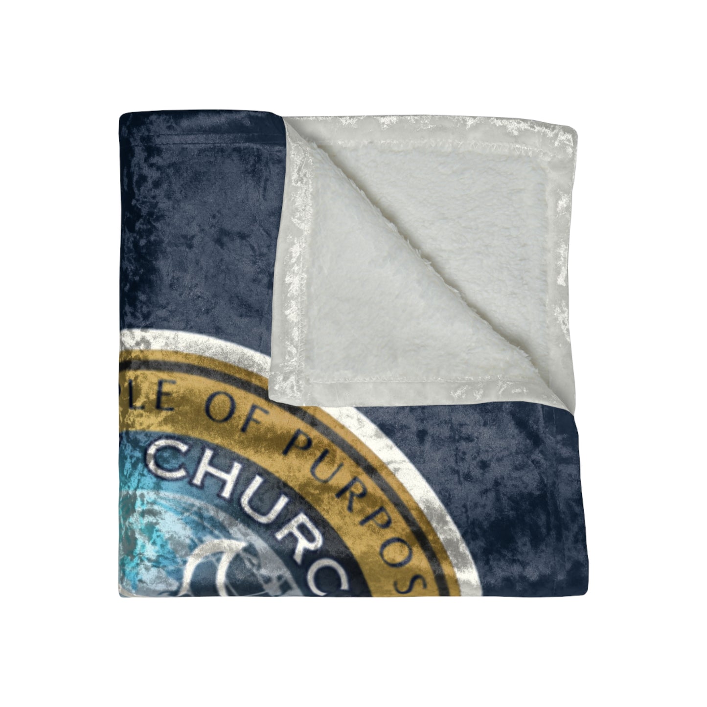 Embassy Church International Crushed Velvet Blanket