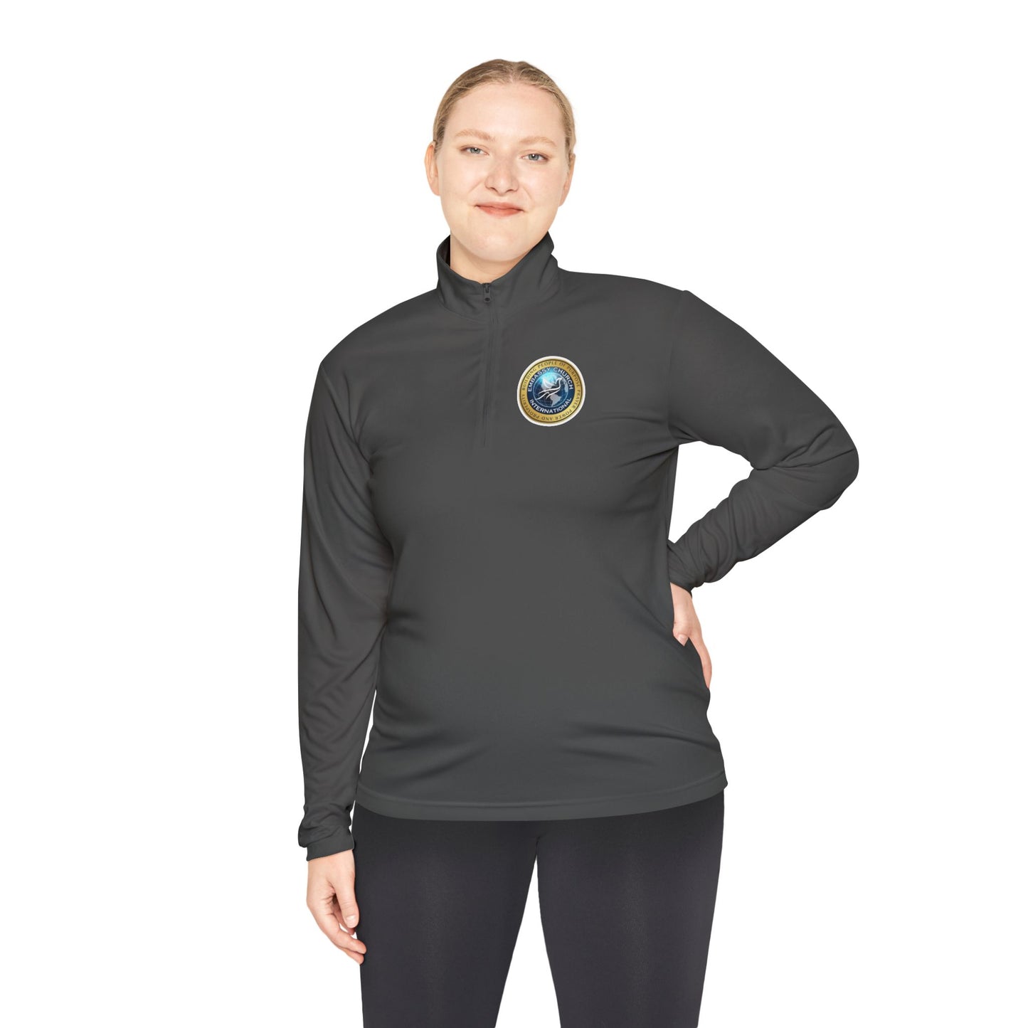 Embassy Church International Unisex Quarter-Zip Pullover