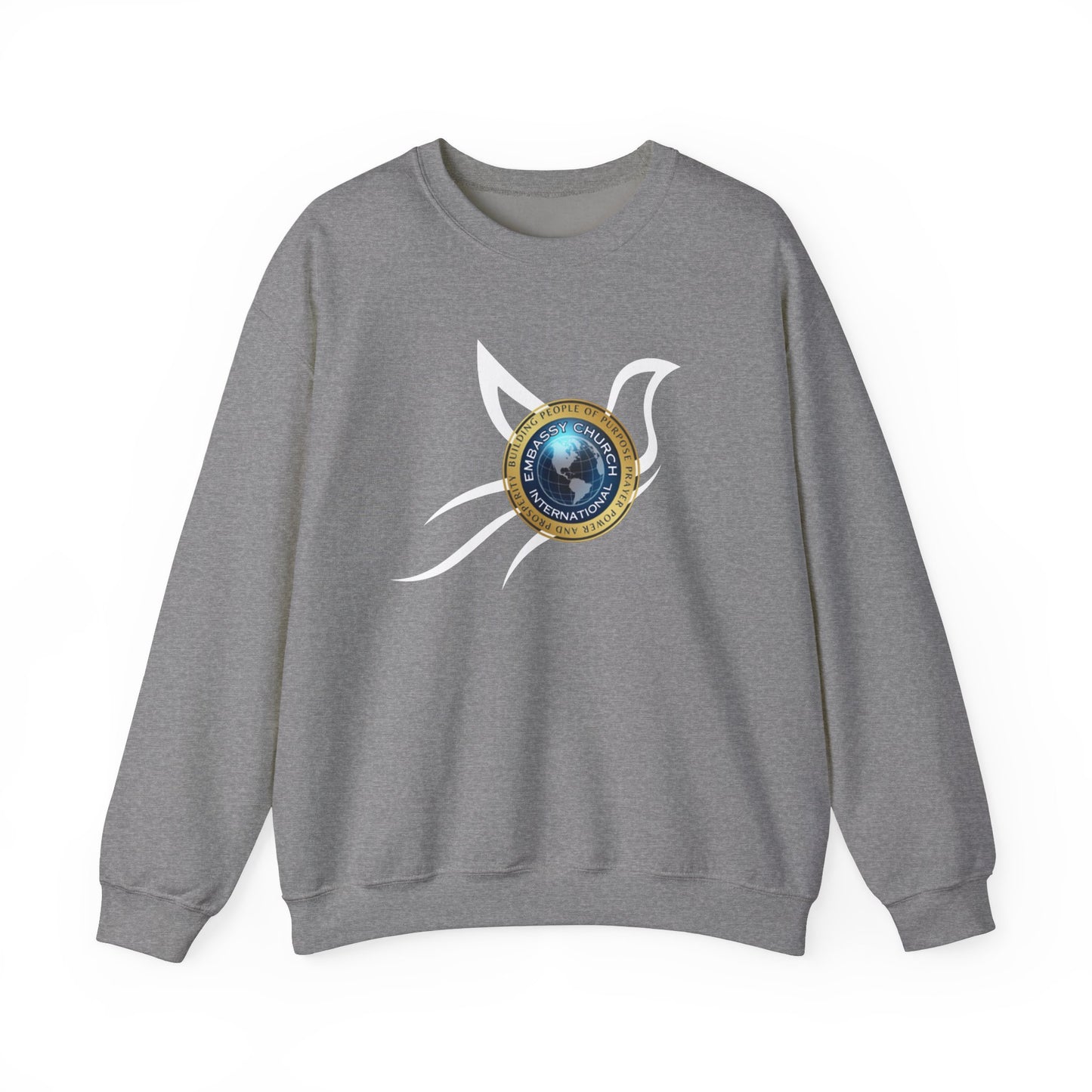 Embassy Church International Dove Unisex Heavy Blend™ Crewneck Sweatshirt