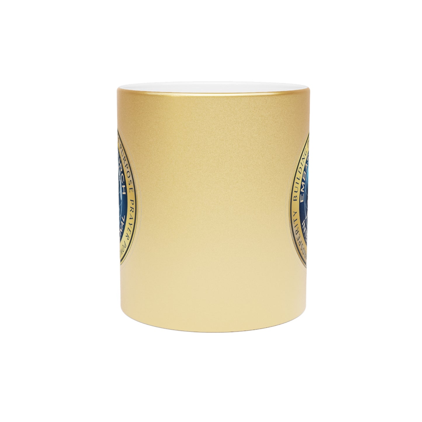 Embassy Church International Metallic Mug (Silver\Gold)