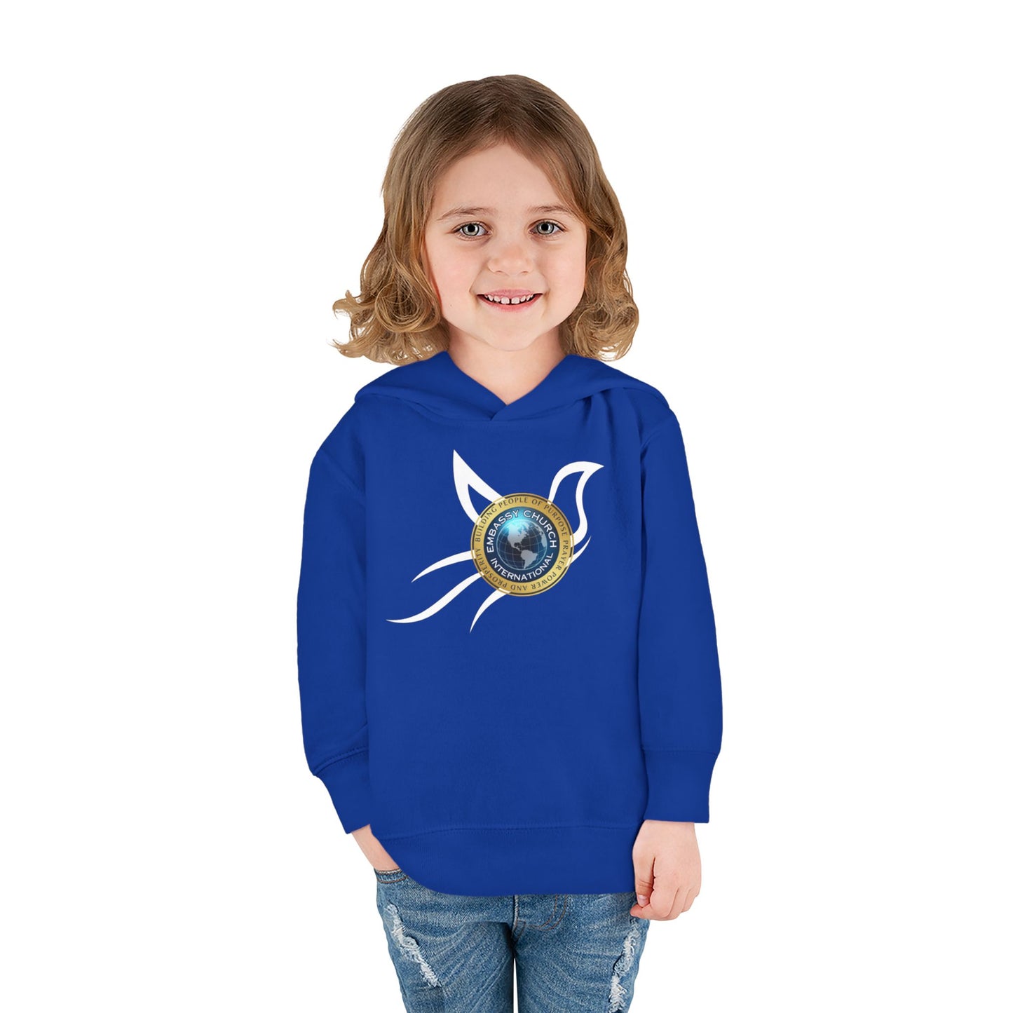 Embassy Church International Dove Toddler Pullover Fleece Hoodie