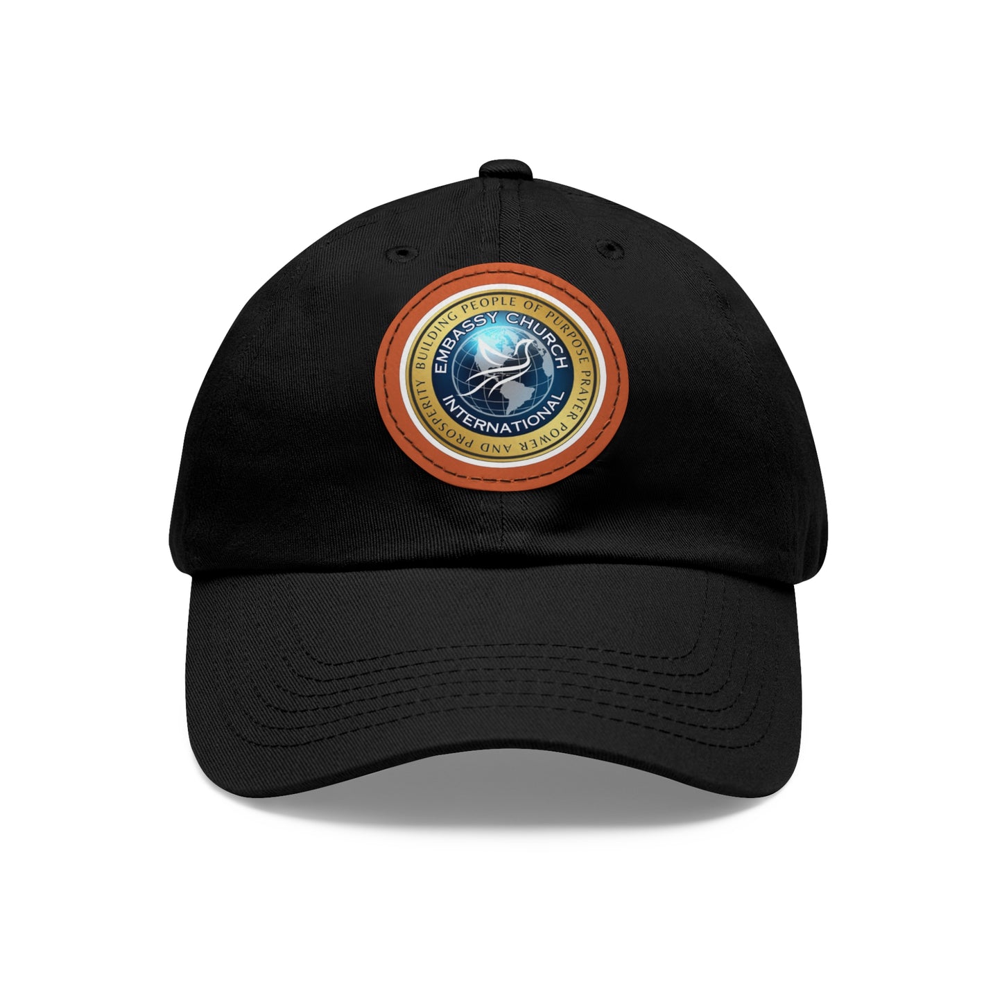 Embassy Church InternationalHat with Leather Patch (Round)