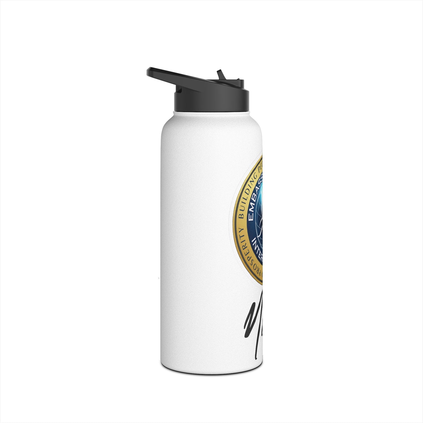 Personalized Embassy Church International Stainless Steel Water Bottle, Standard Lid