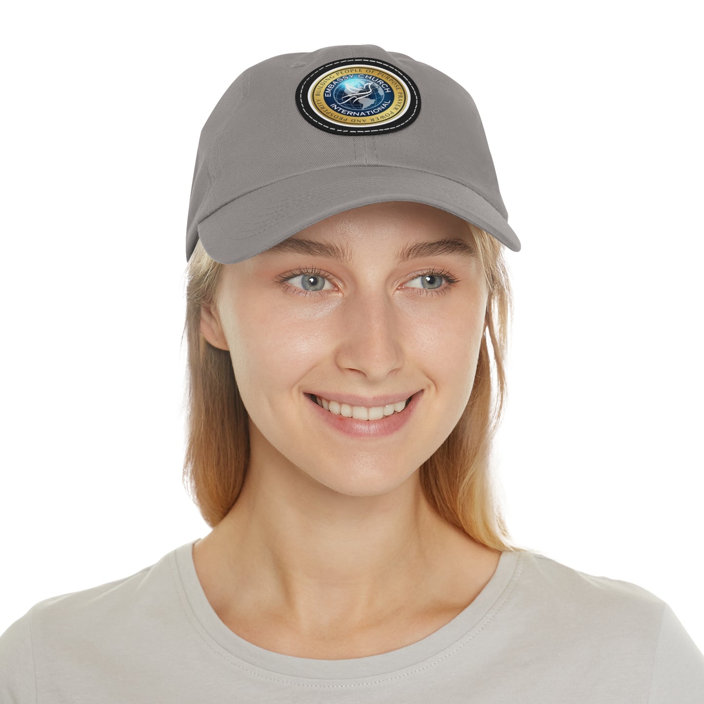 Embassy Church InternationalHat with Leather Patch (Round)