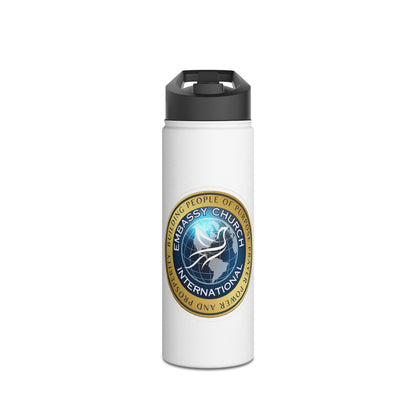 Embassy Church International Stainless Steel Water Bottle, Standard Lid