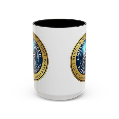 Embassy Church International Accent Coffee Mug (11, 15oz)