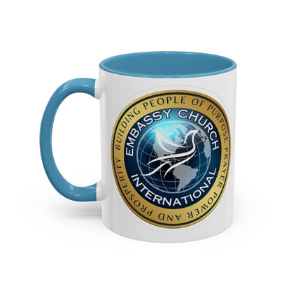 Embassy Church International Accent Coffee Mug (11, 15oz)