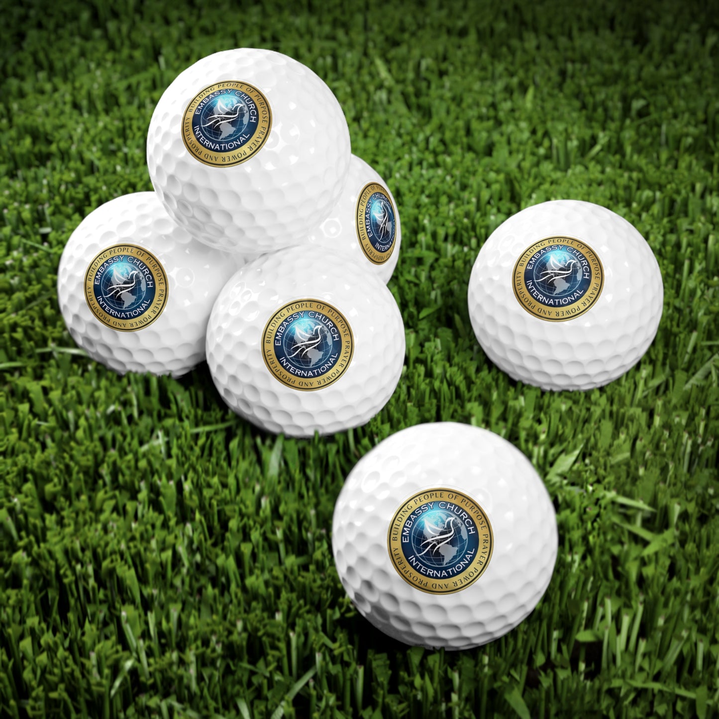 Embassy Church International Golf Balls, 6pcs