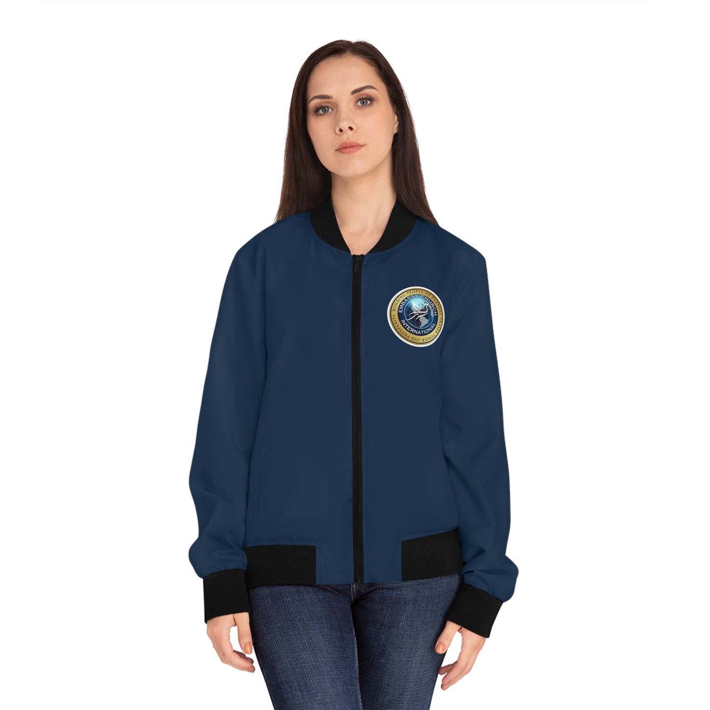 Embassy Church International Women's Bomber Jacket