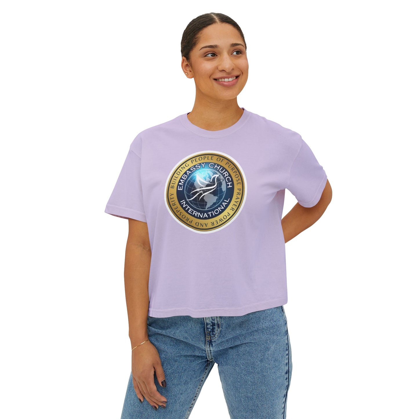 Embassy Church International Women's Boxy Tee