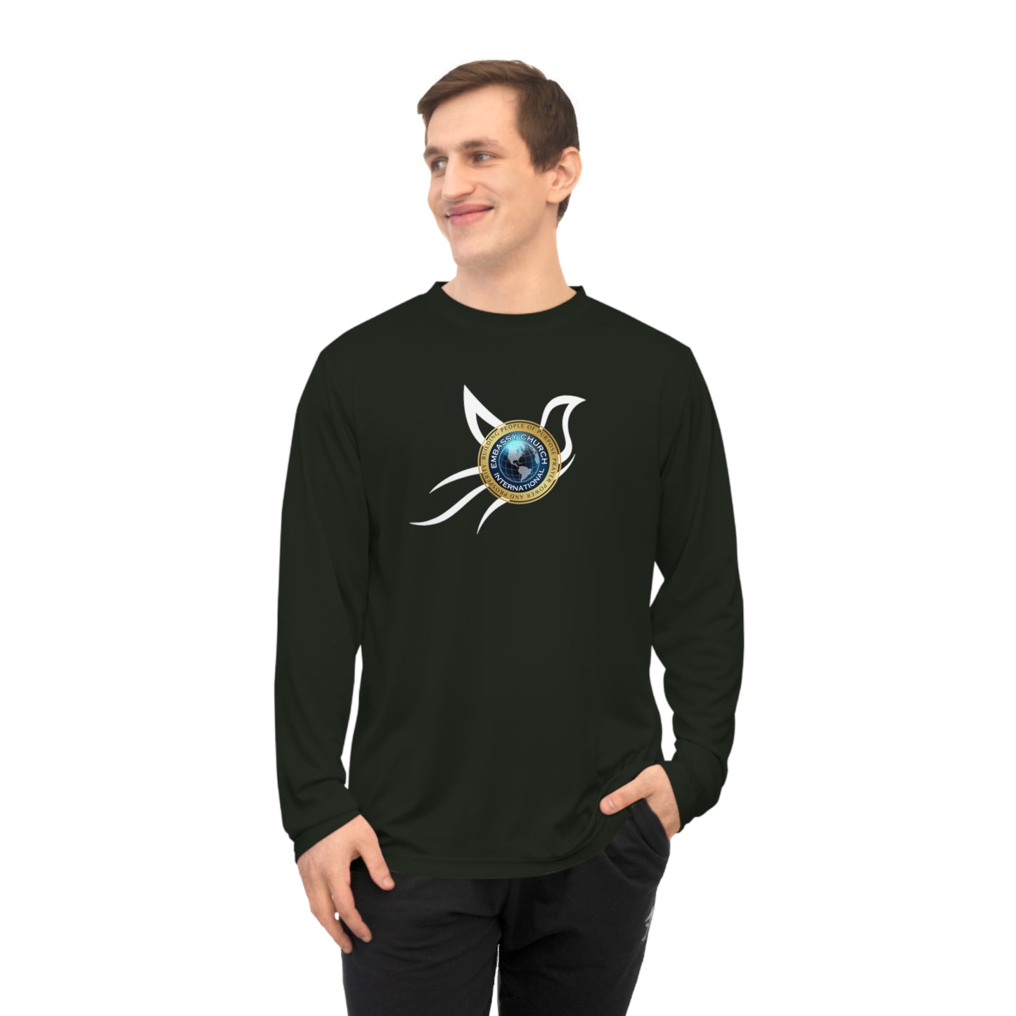 Embassy Church International Dove Unisex Performance Long Sleeve Shirt