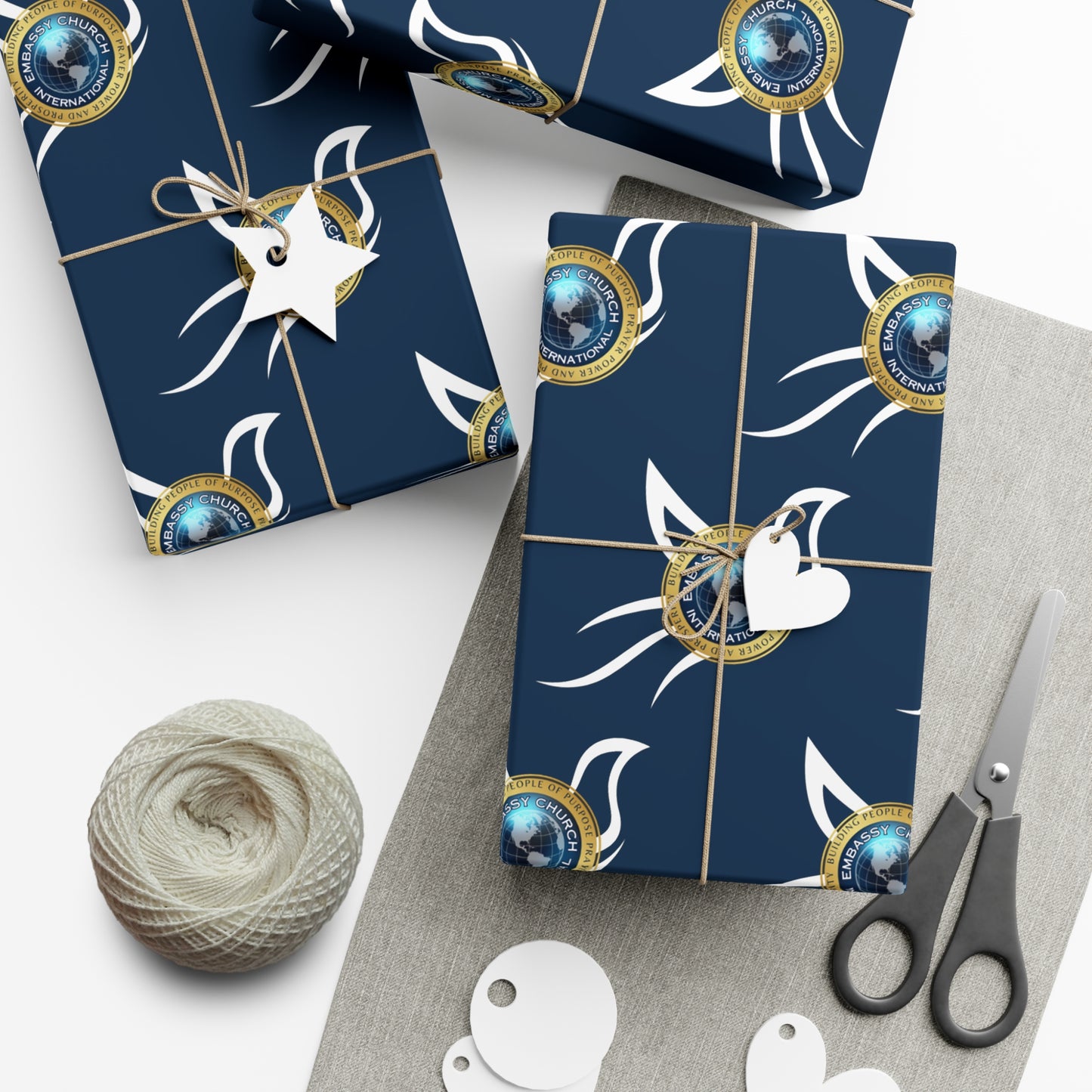 Embassy Church International Dove Gift Wrap Papers