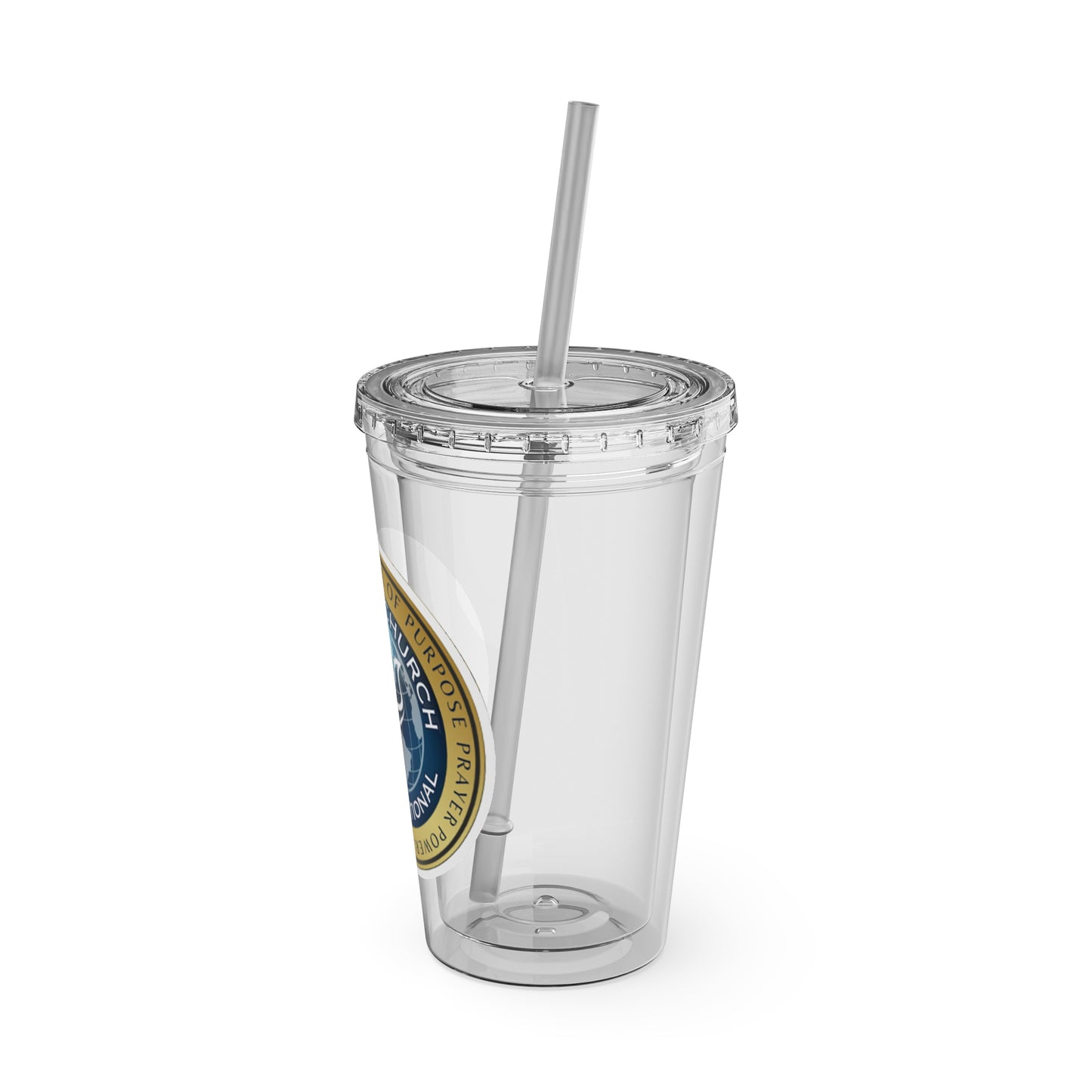 Embassy Church International Sunsplash Tumbler with Straw, 16oz