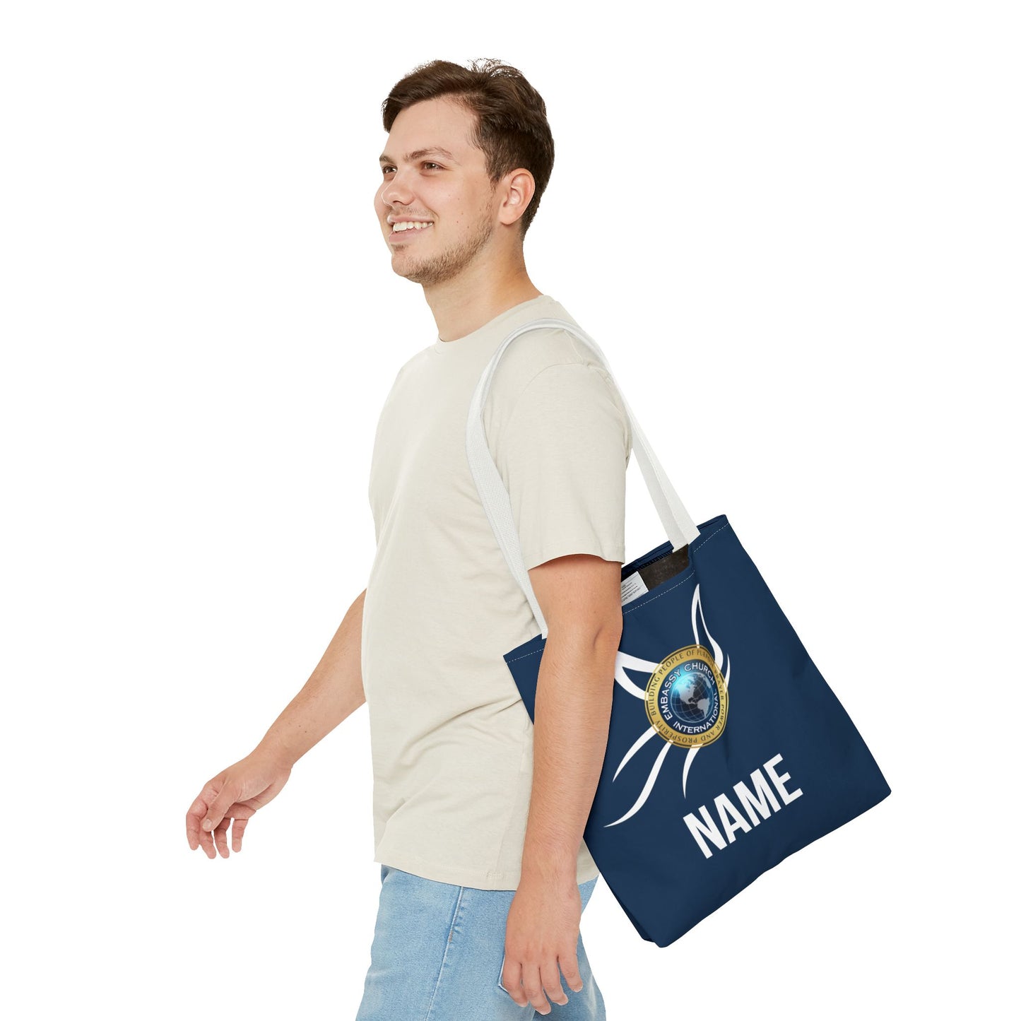 Personalized Embassy Church International Dove Tote Bag