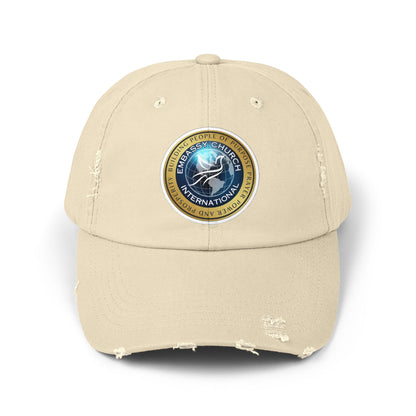 Embassy Church International Unisex Distressed Cap