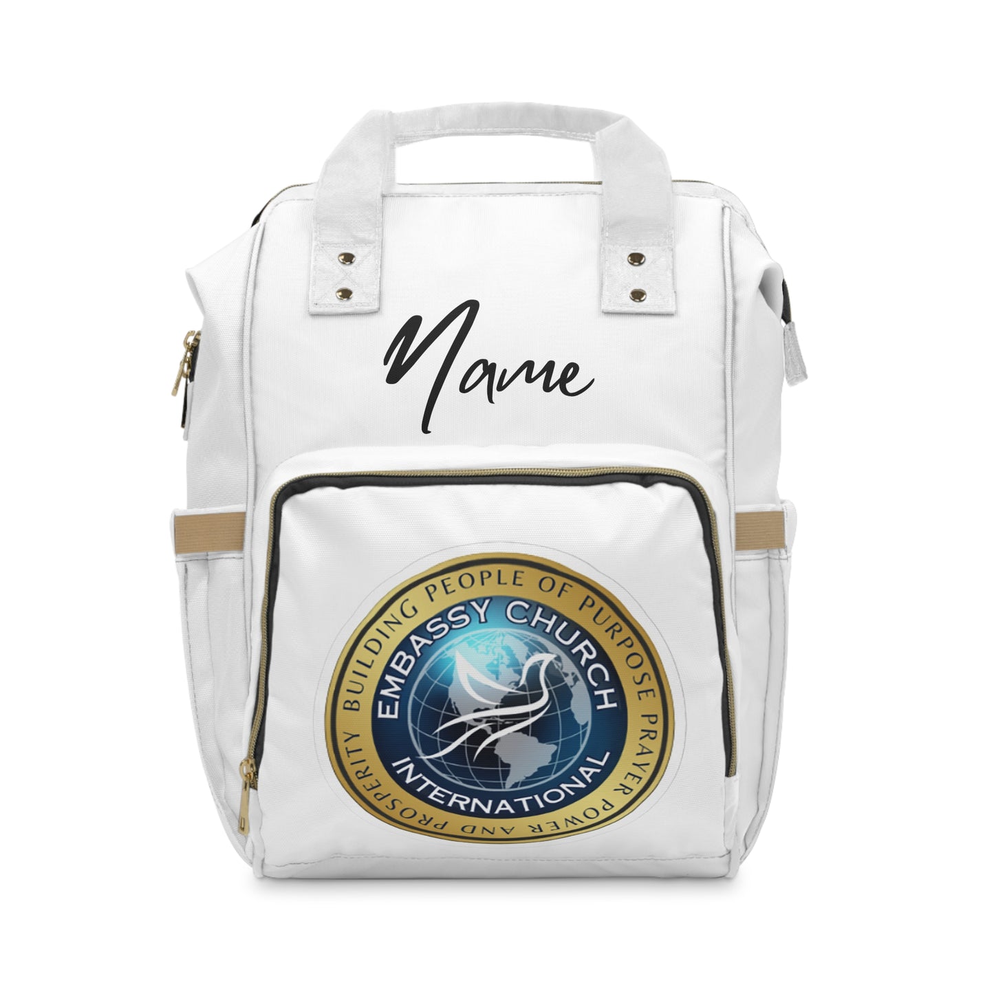 Personalized Embassy Church International Multifunctional Diaper Backpack