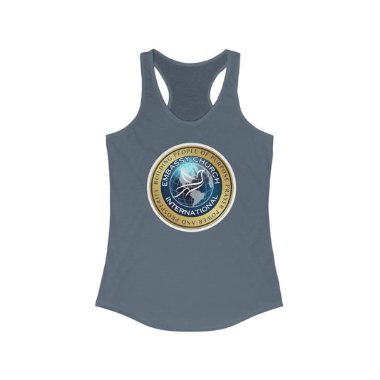 Embassy Church International Women's Ideal Racerback Tank