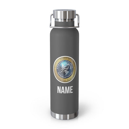 Personalized Embassy Church International Copper Vacuum Insulated Bottle, 22oz