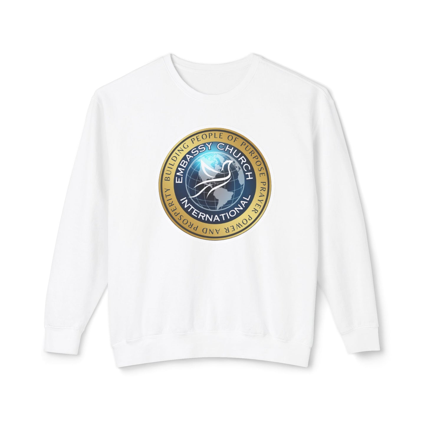 Embassy Church International Unisex Lightweight Crewneck Sweatshirt