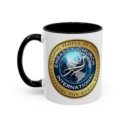 Embassy Church International Accent Coffee Mug (11, 15oz)