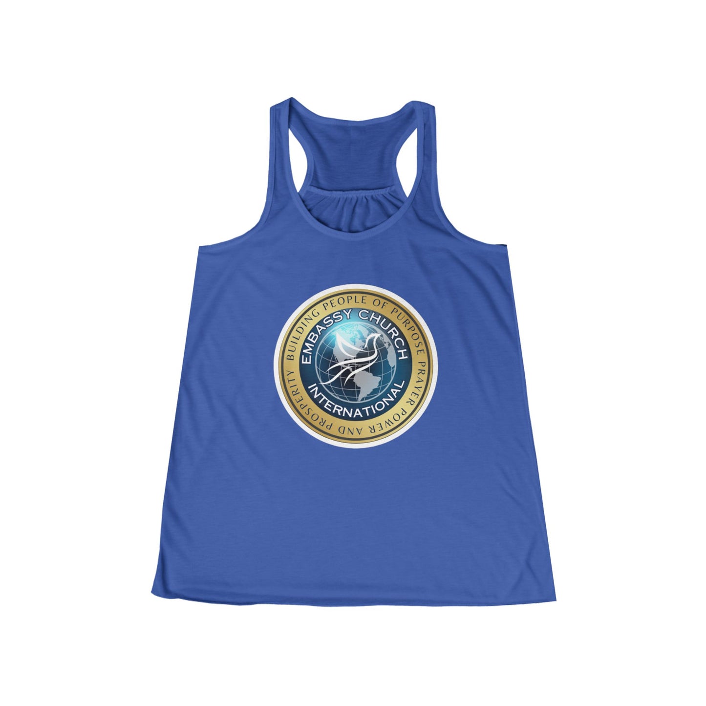 Embassy Church International Women's Flowy Racerback Tank