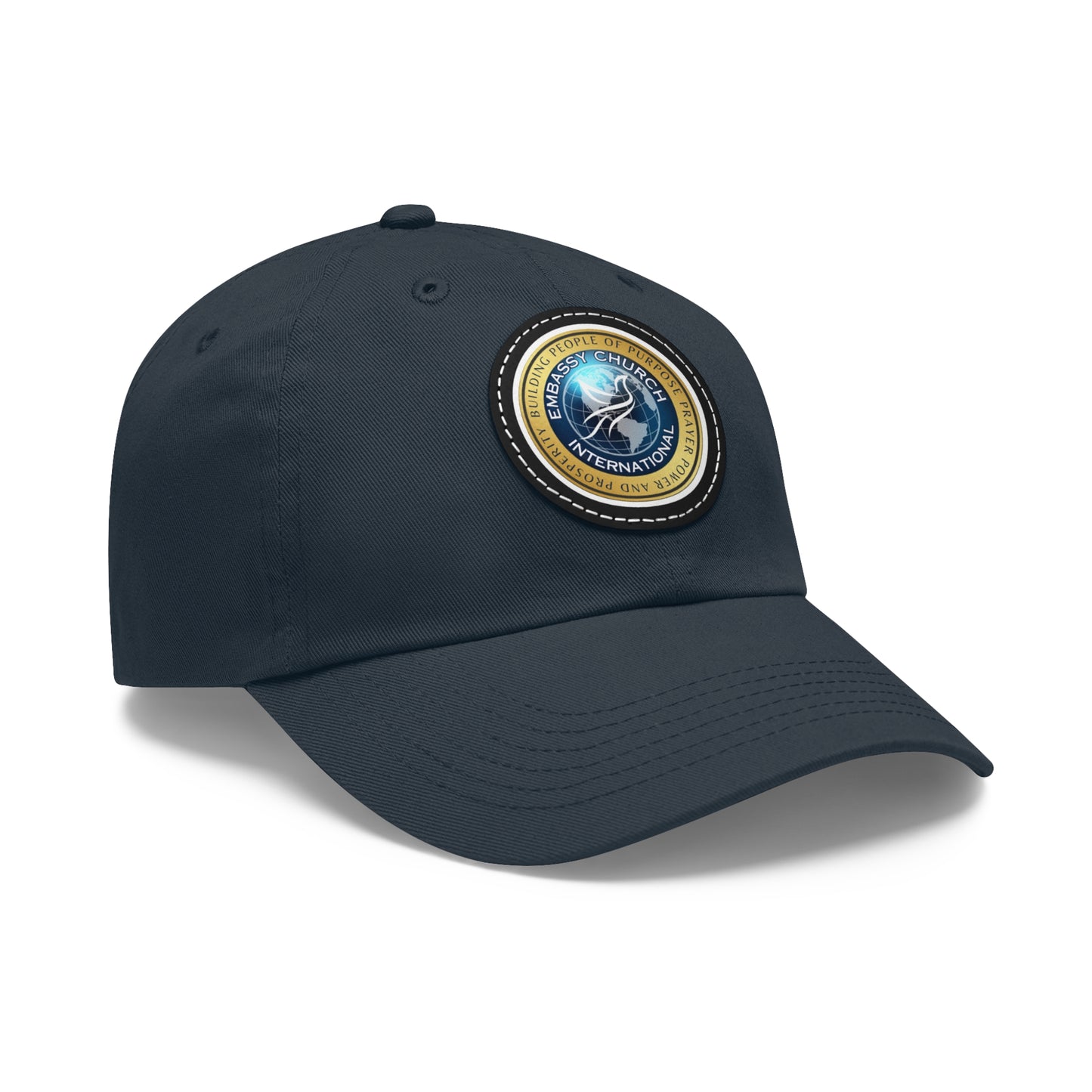 Embassy Church InternationalHat with Leather Patch (Round)