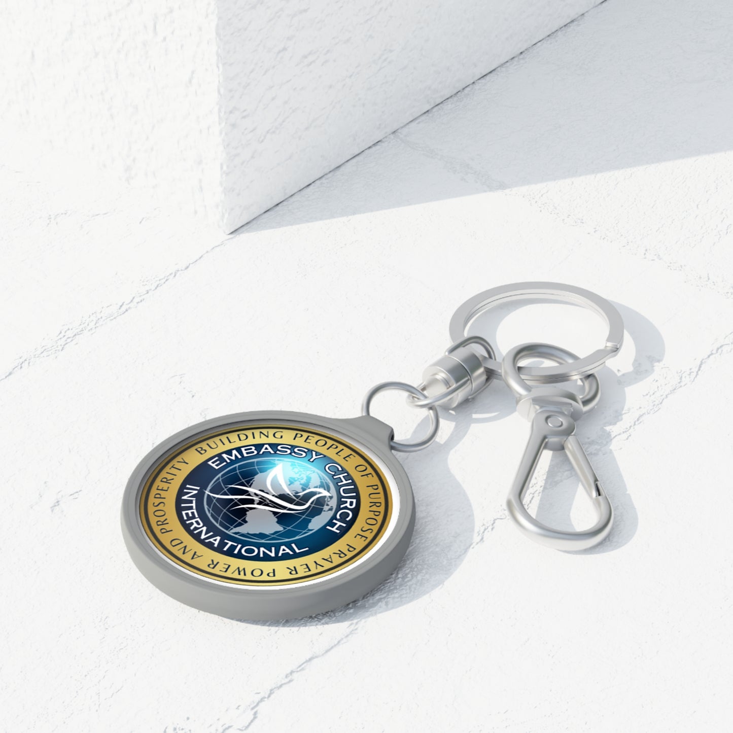 Embassy Church International Keyring Tag