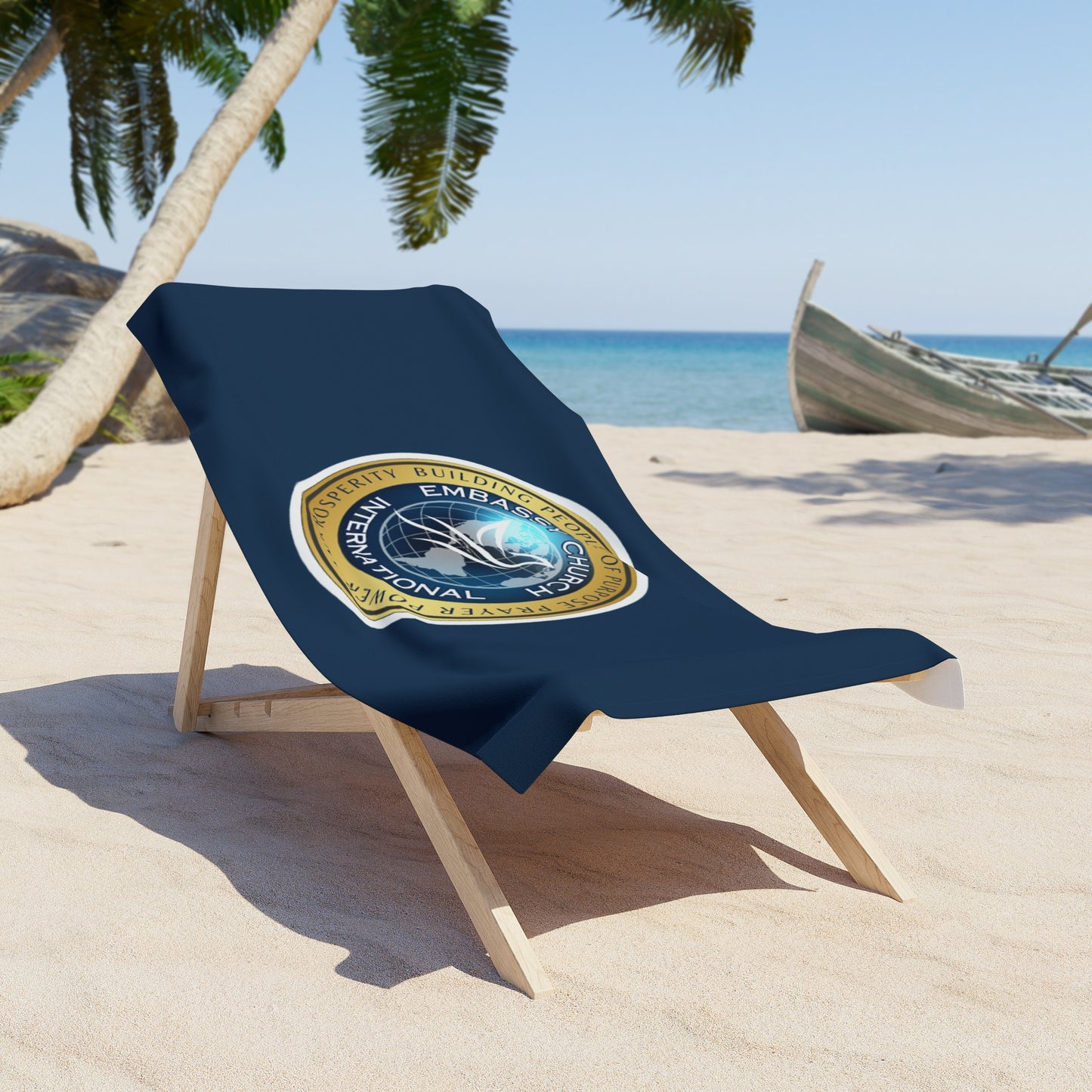 Embassy Church International Beach Towel