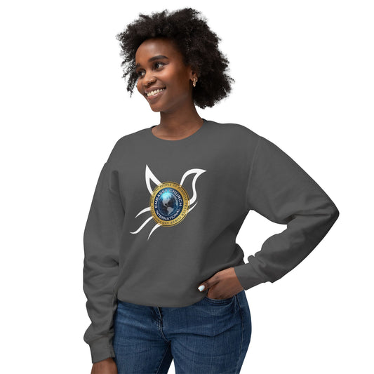 Embassy Church International Dove Unisex Lightweight Crewneck Sweatshirt